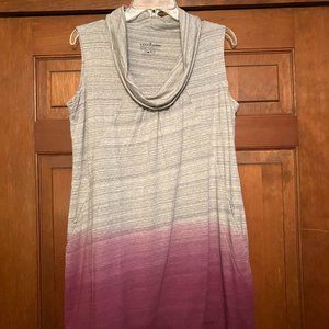 Neon Buddha sleeveless, cowl neck tunic